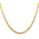 Pre Owned 9ct Fancy Link Chain ZU916